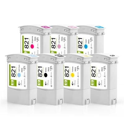 HP 821 400 ML cartușe de cerneală reciclate din latex reciclat